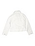 Jona Michelle 100% Cotton Solid White Denim Jacket Size 7 - 8 - photo 2