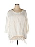 Assorted Brands 100% Linen White 3/4 Sleeve Blouse Size 2X - photo 1