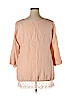 Assorted Brands Pink 3/4 Sleeve Blouse Size 2X - photo 2