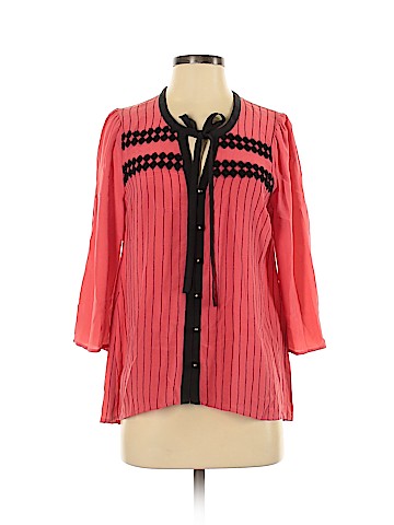 Plenty By Tracy Reese 3/4 Sleeve Silk Top (view 1)