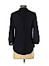 HD in Paris 100% Polyester Blue 3/4 Sleeve Blouse Size 2 - photo 2