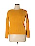 IZOD 100% Cotton Yellow Pullover Sweater Size XL - photo 1