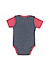 Superman 100% Cotton Graphic Blue Short Sleeve Onesie Size 0-3 mo - photo 2