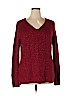 Ava & Viv Red Pullover Sweater Size 1X - photo 1