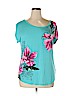 Westport Blue Short Sleeve Top Size XL - photo 1