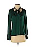 Elie Tahari Green Long Sleeve Blouse Size XS - photo 1