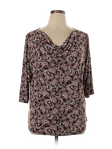 I.N. Studio 3/4 Sleeve Top (view 1)