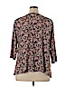 I.N. Studio Brown 3/4 Sleeve Top Size 1X - photo 2