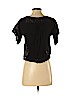 Roxy 100% Cotton Black Short Sleeve Top Size S - photo 2