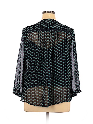 Skies Are Blue Long Sleeve Blouse (view 2)