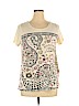 Lucky Brand Ivory Short Sleeve T-Shirt Size 1X - photo 1