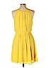 Lush 100% Polyester Yellow Casual Dress Size L - photo 2