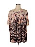Catherines Pink Short Sleeve Top Size 1X - photo 1