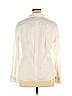 New York & Company White Long Sleeve Button-Down Shirt Size XL - photo 2