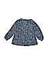 Baby Boden 100% Cotton Blue Long Sleeve Top Size 3-6 mo - photo 2