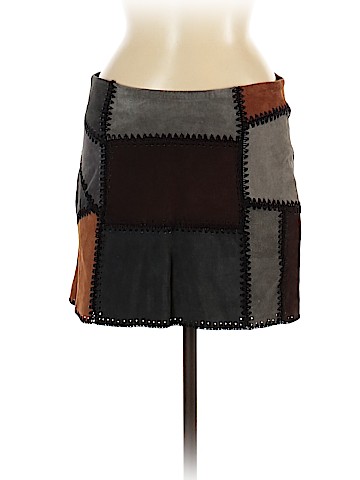 Zara Leather Skirt (view 1)