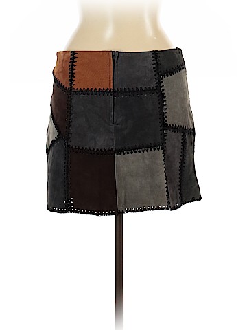 Zara Leather Skirt (view 2)