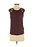 H&M 100% Viscose Burgundy Sleeveless Top Size S - photo 1