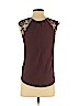 H&M 100% Viscose Burgundy Sleeveless Top Size S - photo 2