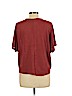 Love Sadie Burgundy Short Sleeve Top Size L - photo 2