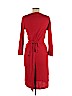 Diane von Furstenberg 100% Acetate Red Casual Dress Size 8 - photo 2