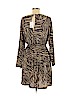 H&M 100% Rayon Brown Casual Dress Size 8 - photo 2