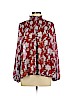 a.n.a. A New Approach 100% Polyester Red Long Sleeve Blouse Size L - photo 1
