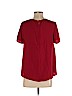 Forever 21 Red Short Sleeve Blouse Size S - photo 2