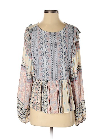 American Eagle Outfitters Long Sleeve Blouse (view 1)