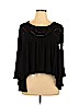 Ruff Hewn 100% Rayon Black 3/4 Sleeve Top Size 1X - photo 1