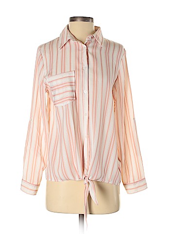 En Creme Long Sleeve Button-Down Shirt (view 1)