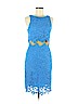 Joy Cioci 100% Polyester Blue Cocktail Dress Size 6 - photo 1