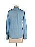 H&M 100% Lyocell Blue Long Sleeve Button-Down Shirt Size 2 - photo 2