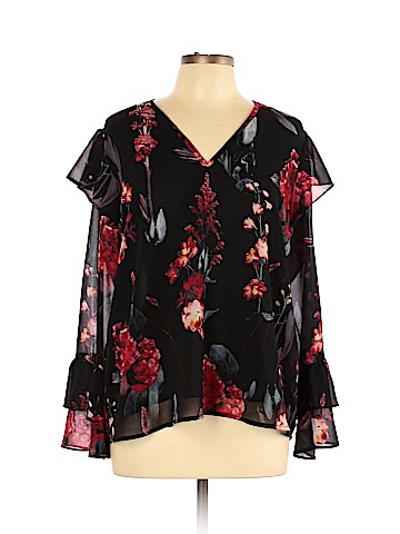 A New Day Long Sleeve Blouse (view 1)