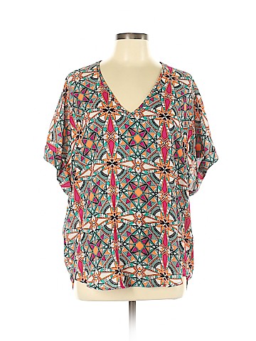 Lush Short Sleeve Blouse (view 1)