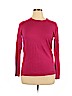 Banana Republic 100% Merino Extra Fine Wool Pink Wool Pullover Sweater Size XL - photo 1