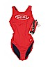 TYR 100% Polyester Red One Piece Swimsuit Size 5 - 6 - photo 1