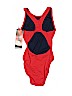 TYR 100% Polyester Red One Piece Swimsuit Size 5 - 6 - photo 2