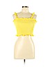 Say What? Yellow Sleeveless Top Size XL - photo 1
