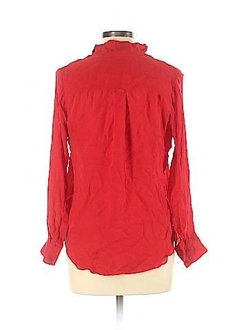 L.A.M.B. Long Sleeve Silk Top (view 2)