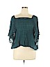 O'Neill Teal Short Sleeve Blouse Size XL - photo 1