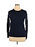 Banana Republic 100% Merino Extra Fine Wool Blue Wool Pullover Sweater Size XL - photo 1
