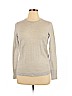Banana Republic 100% Merino Extra Fine Wool Gray Wool Pullover Sweater Size XL - photo 1