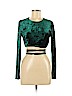 Forever 21 Green Long Sleeve Top Size M - photo 1