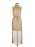 Enfocus 100% Polyester Tan Cocktail Dress Size 12 - photo 1