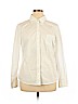 Boden 100% Cotton White Long Sleeve Button-Down Shirt Size 14 - photo 1