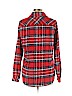 Ci Sono 100% Cotton Red Long Sleeve Button-Down Shirt Size XL - photo 2