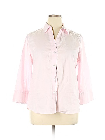 Foxcroft 3/4 Sleeve Button-Down Shirt (view 1)