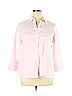 Foxcroft Pink 3/4 Sleeve Button-Down Shirt Size XL - photo 1
