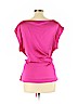 New York & Company 100% Rayon Pink Short Sleeve Blouse Size XL - photo 2